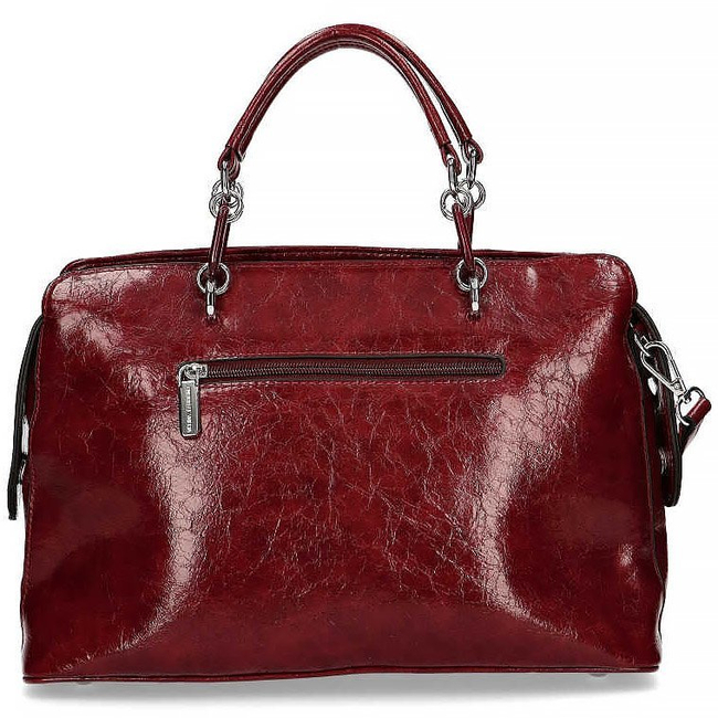 Handbag Velina Fabbiano 7720-56 Wine Red - Filippo.pl