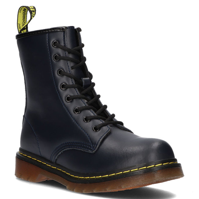 Leather Boots Filippo GL429/21 NV navy blue