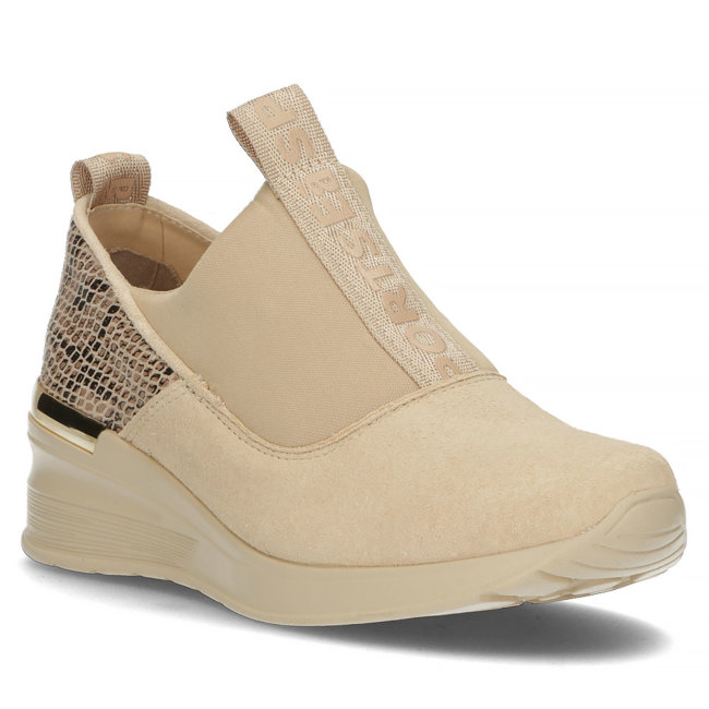 Leather Sneakers Filippo DP1689/22 beige