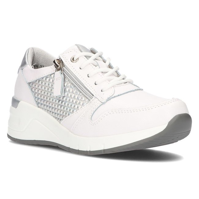 Leather Sneakers Filippo DP2052/21 WH white