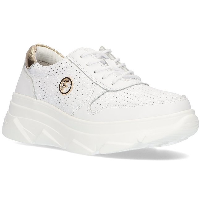 Leather Sneakers Filippo DP2138/21 WH white