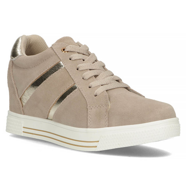 Leather Sneakers Filippo DP3549/22 BE beige
