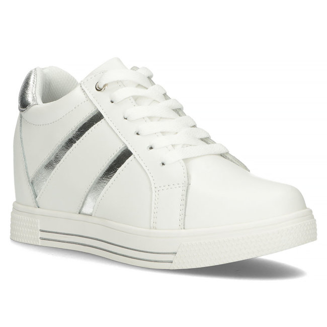 Leather Sneakers Filippo DP3549/22 WH white