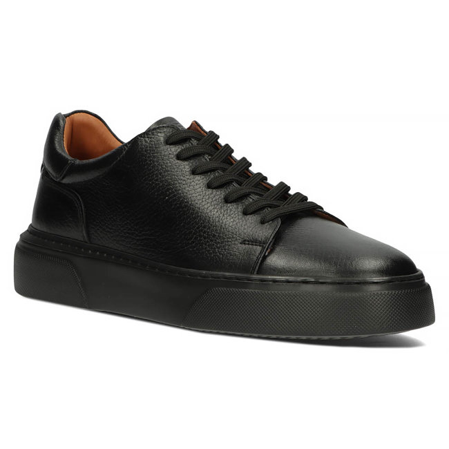 Leather Sneakers Filippo MSP2116/21 Bk black
