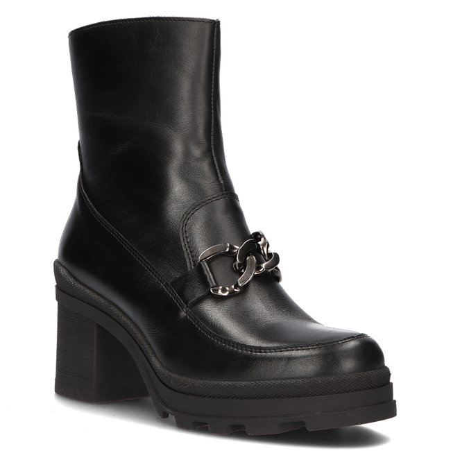 Leather ankle boots Simen 4365A black