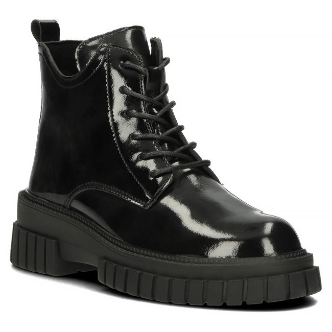 Leather boots Filippo DBT3963/22 BK black