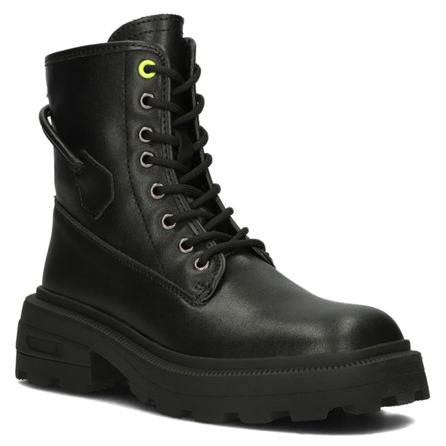 Leather boots Filippo DBT4185/22 BK black