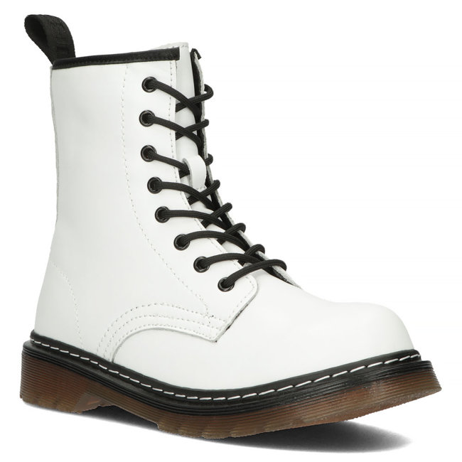 Leather boots Filippo GL429/22 WH white