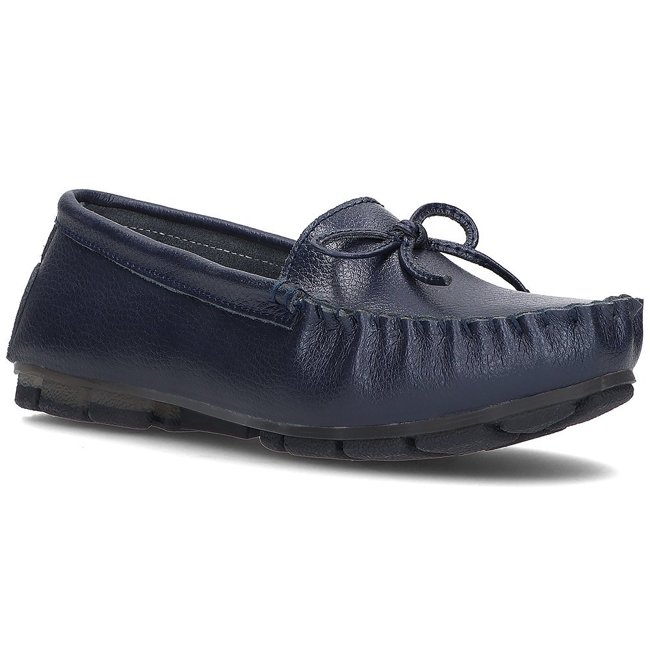 Leather loafers Filippo DP004/21 NV navy blue