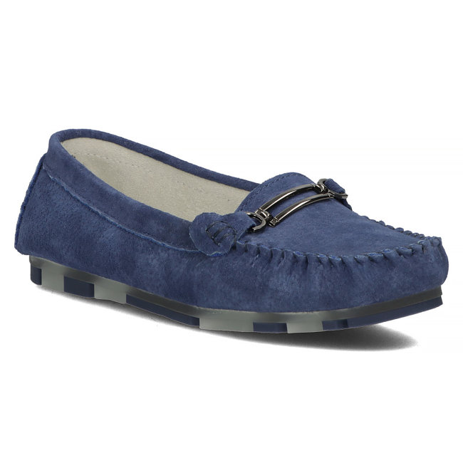 Leather loafers Filippo DP1202/23 BL blue