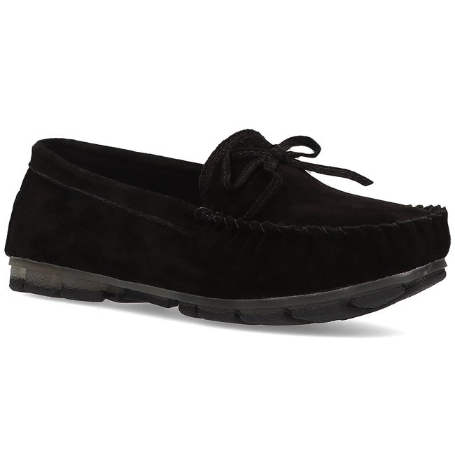 Leather loafers Filippo DP1204/21 BK black