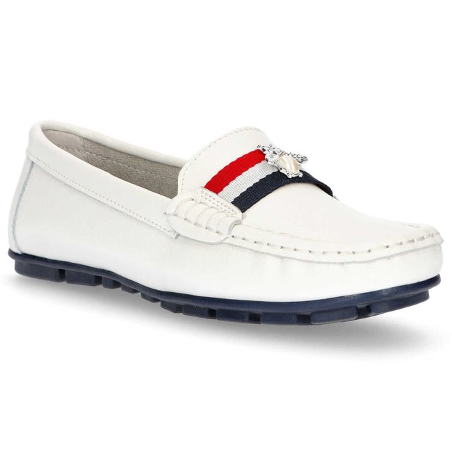 Leather loafers Filippo DP1406/20 WH white