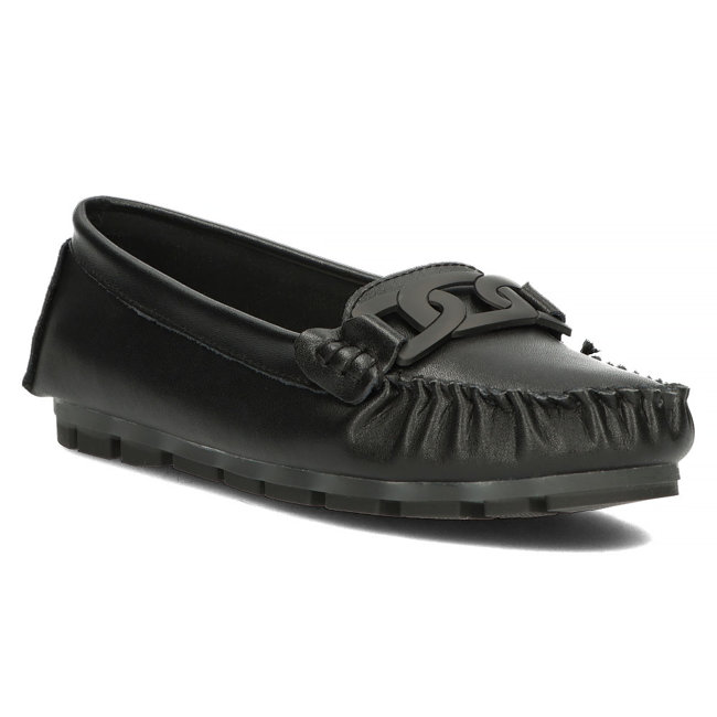 Leather loafers Filippo DP3629/22 BK black