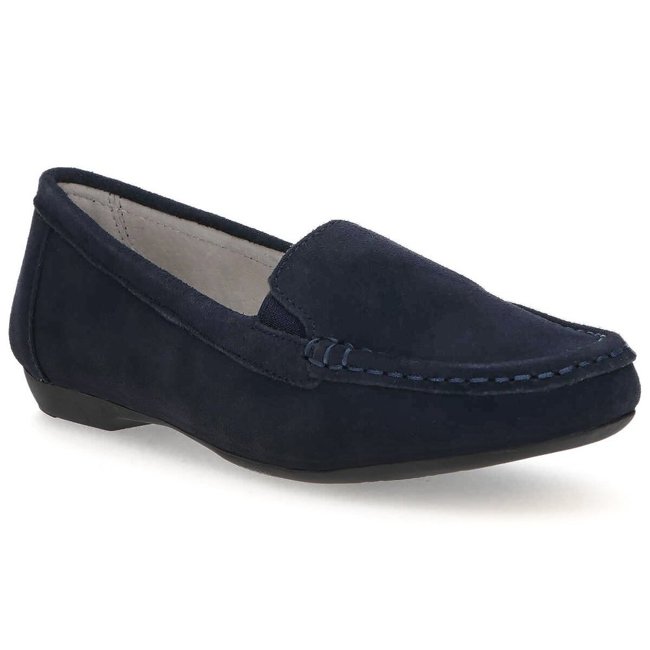 Leather loafers Filippo DP644/20 NV navy blue