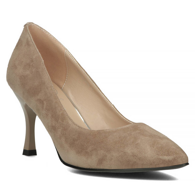 Leather pumps Filippo DP4436/23 BE beige