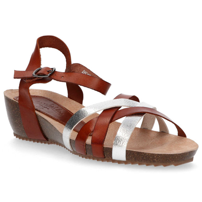 Leather sandals Filippo DS1333/20 BR brown