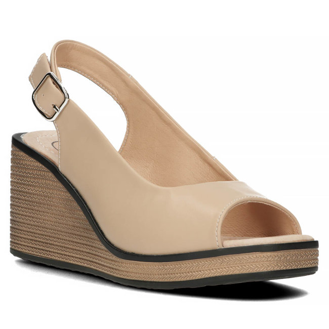 Leather sandals Filippo DS4508/23 BE beige