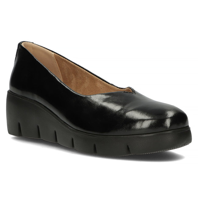 Leather shoes DP4130/22 BK black