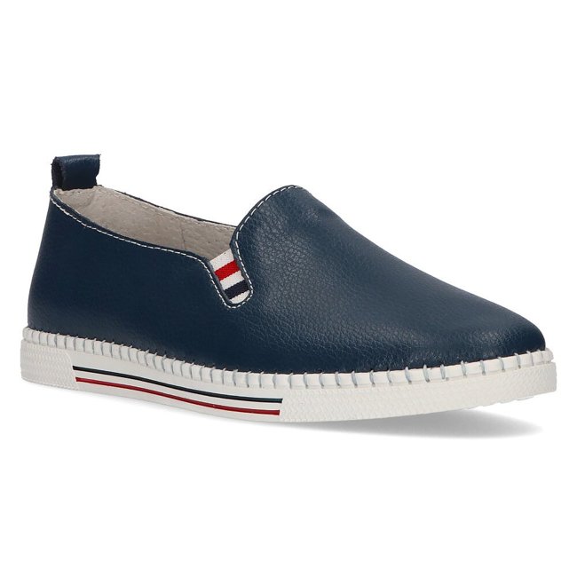 Leather shoes FILIPPO DP066/21 NV navy blue