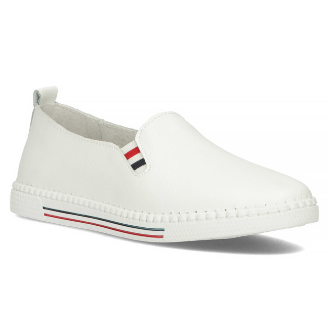 Leather shoes FILIPPO DP066/22 WH white
