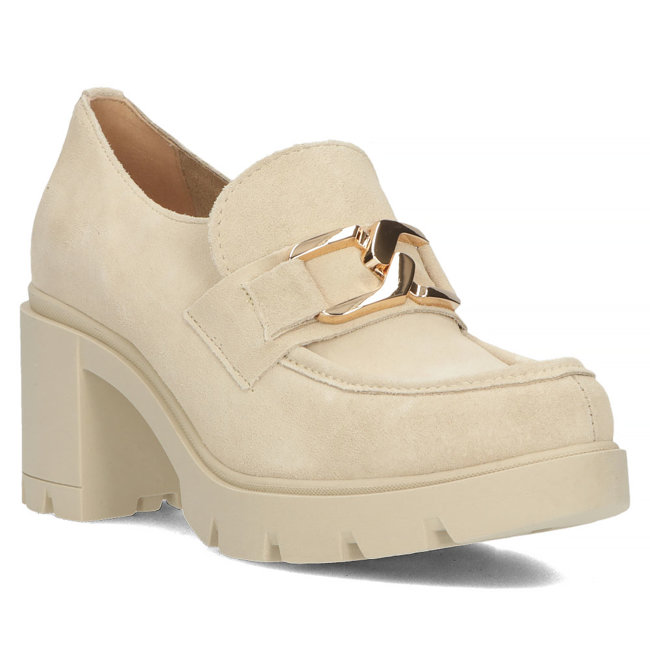 Leather shoes Filippo 20097 beige