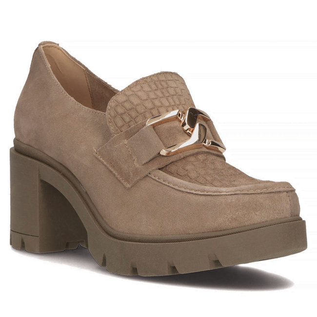 Leather shoes Filippo 20097 taupe
