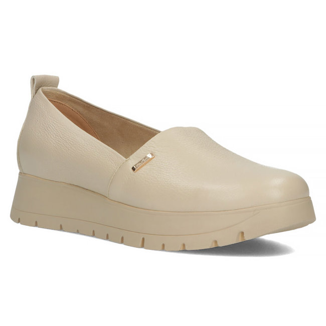 Leather shoes Filippo 20132 beige