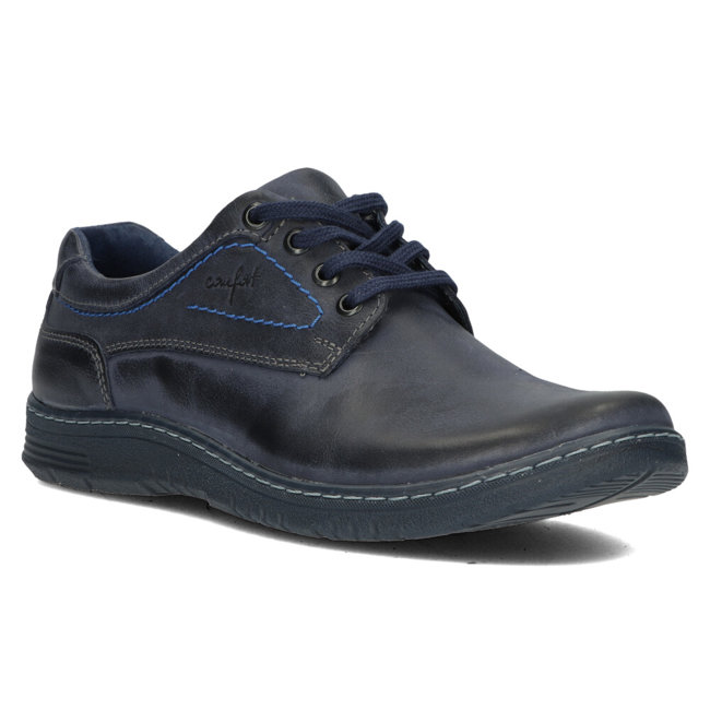 Leather shoes Filippo 921 navy