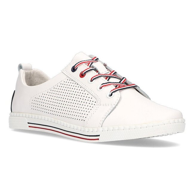 Leather shoes Filippo DP008/21 WH white