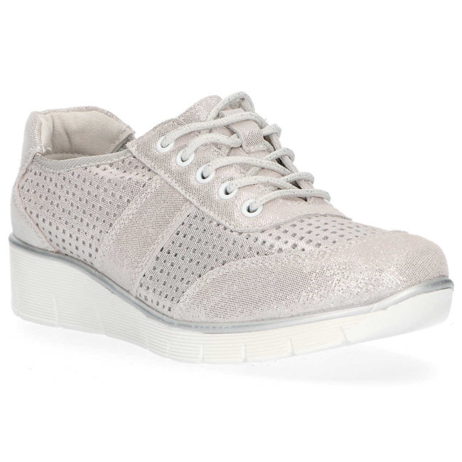 Leather shoes Filippo DP028/20 SI silver