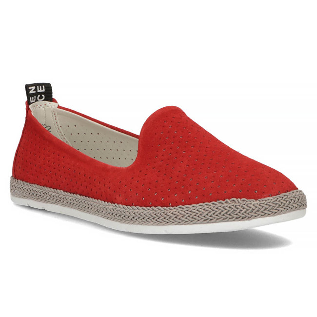 Leather shoes Filippo DP081/22 RD red