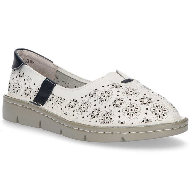 Leather shoes Filippo DP1339/20 WH white