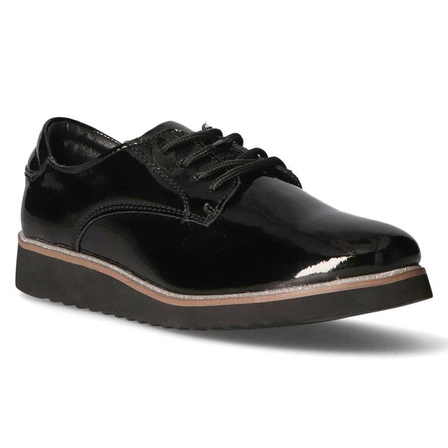 Leather shoes Filippo DP1514/20 BK black