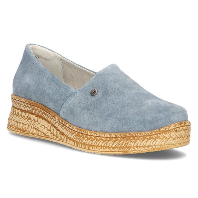 Leather shoes Filippo DP2164/21 BL blue