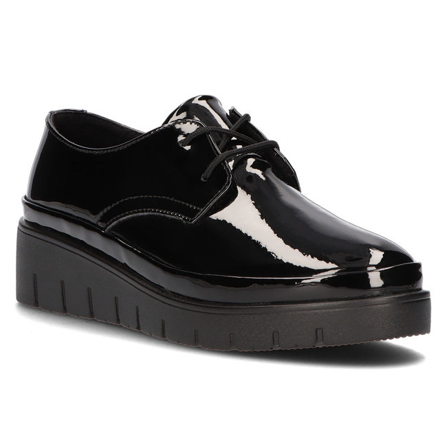 Leather shoes Filippo DP3025/21 BK black