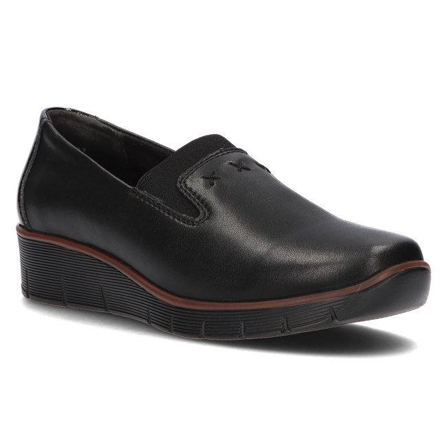 Leather shoes Filippo DP3160/22 BK black