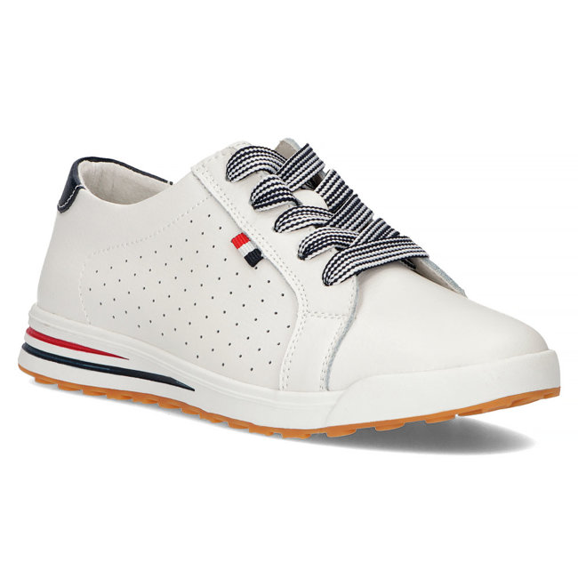 Leather shoes Filippo DP3509/23 WH white
