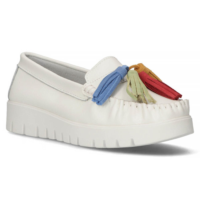 Leather shoes Filippo DP3535/23 WH white