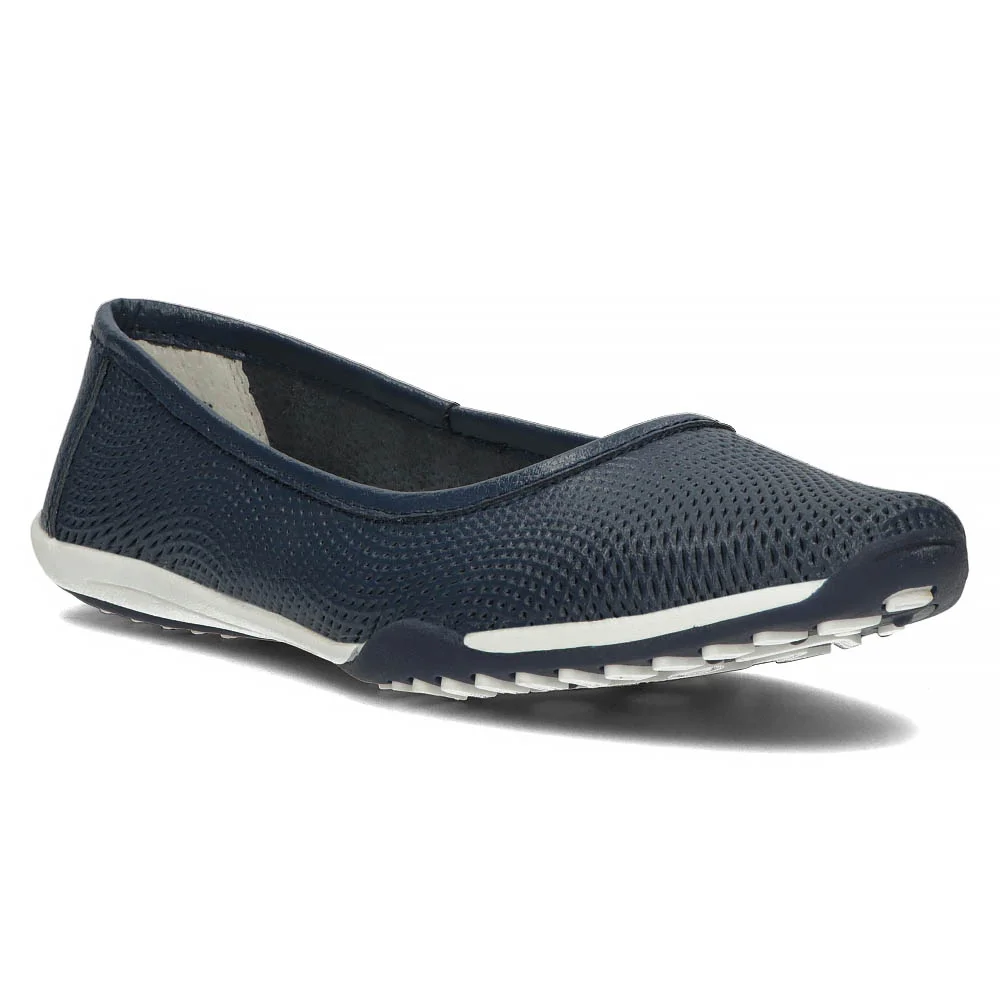Leather shoes Filippo DP3681/24 NV navy blue