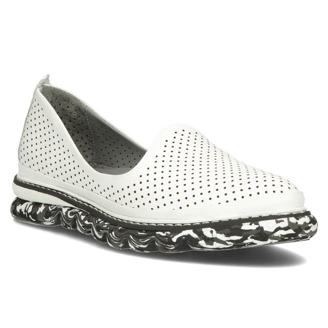Leather shoes Filippo DP3919/22 WH white