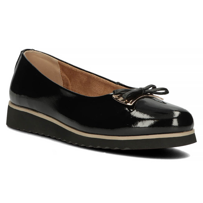 Leather shoes Filippo DP4133/22 BK black