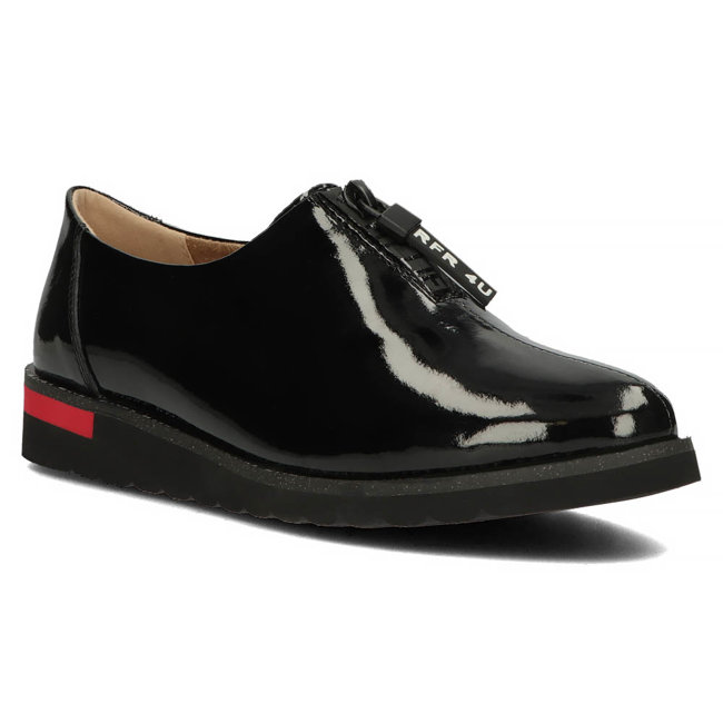 Leather shoes Filippo DP4180/22 BK black
