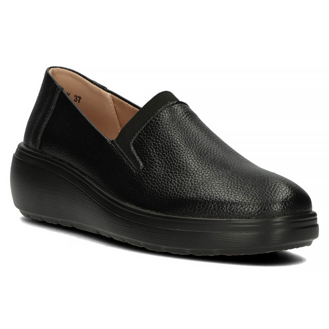Leather shoes Filippo DP4197/22 BK black