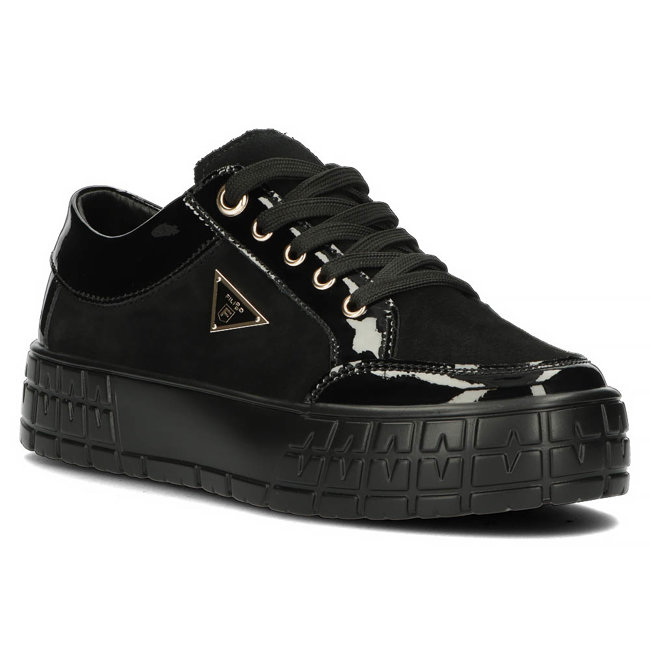 Leather shoes Filippo DP4245/23 BK black