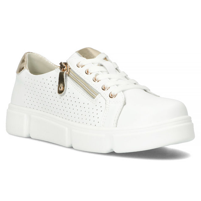 Leather shoes Filippo DP4528/23 WH white