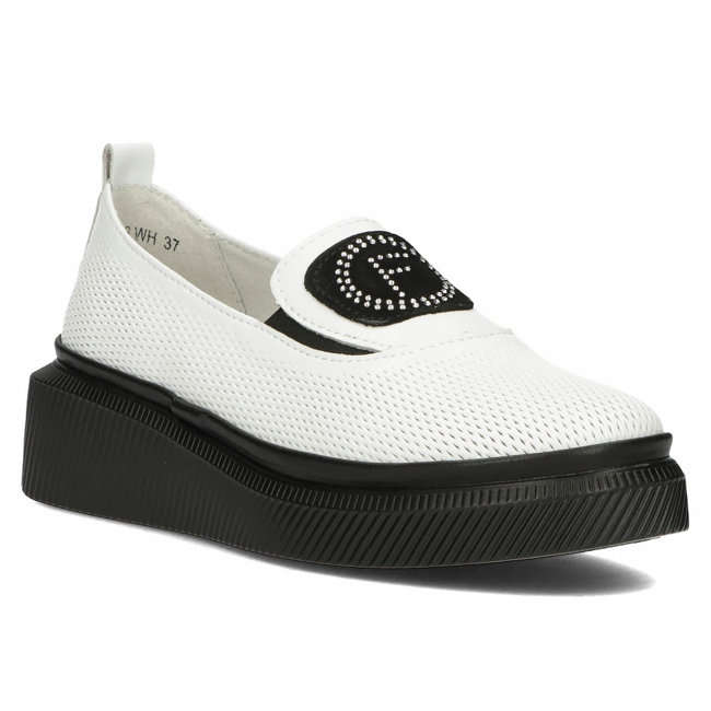 Leather shoes Filippo DP4572/23 WH white