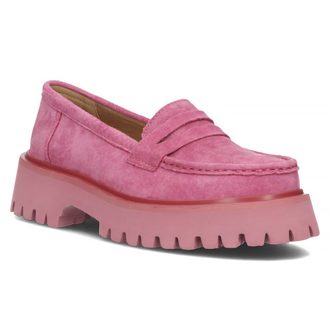 Leather shoes Filippo DP4586/23 FH pink