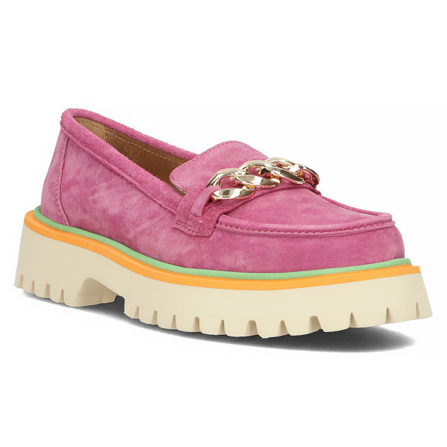 Leather shoes Filippo DP4589/23 FH pink