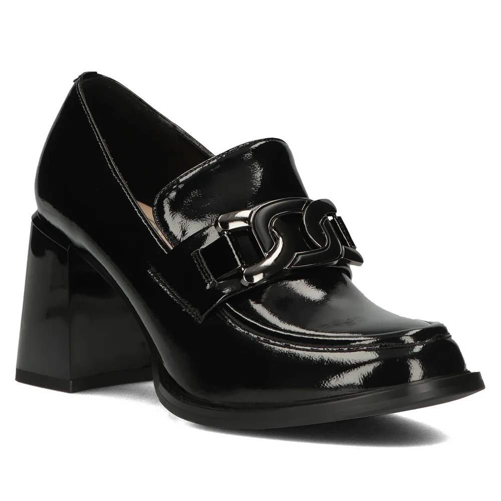 Leather shoes Filippo DP4901/23 BK black