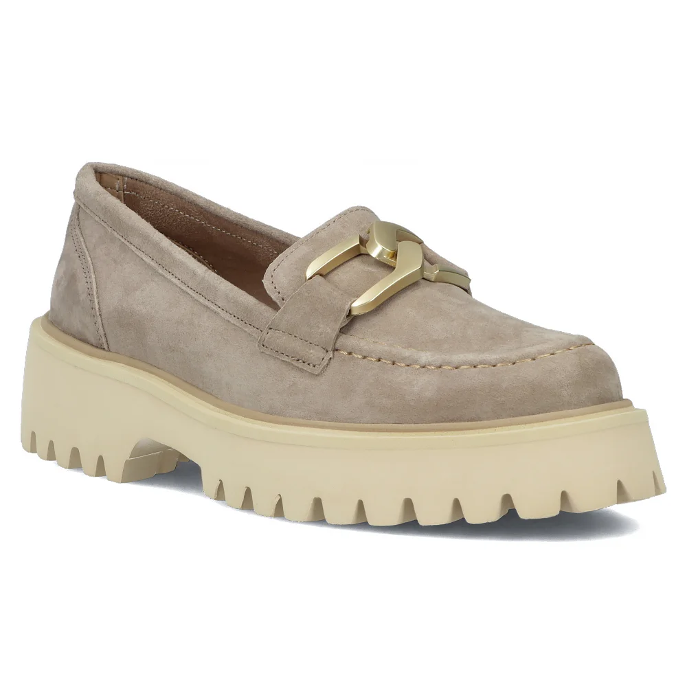 Leather shoes Filippo DP4916/24 TP taupe